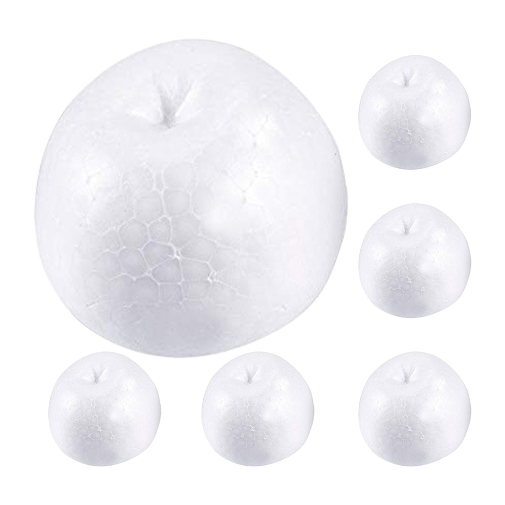 6Pcs Blank White Polystyrene D - огляд і ціна Art Craft Kids