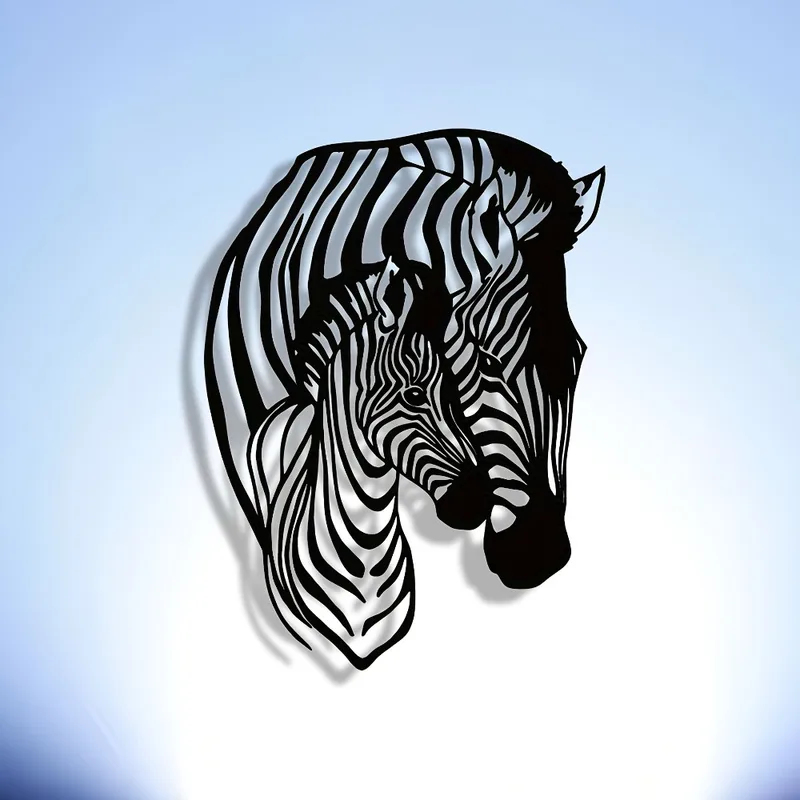 Elegant Minimalist Zebra Famil - огляд і ціна Art Craft Zebra