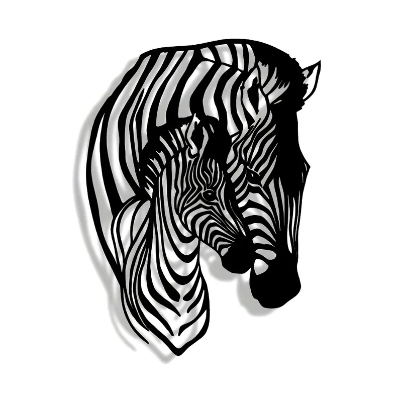 Elegant Minimalist Zebra Famil - огляд і ціна Art Craft Zebra