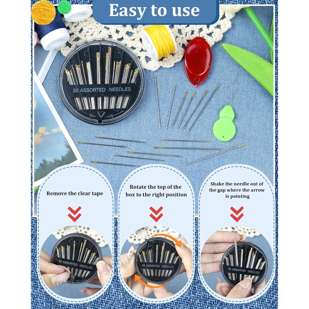 30-Count Steel Hand Sewing Nee - огляд і ціна Art Craft Kit
