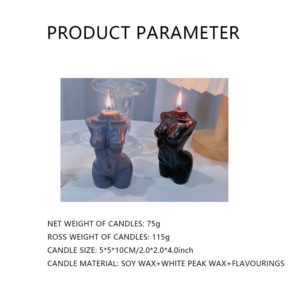 Female Torso Body Shape Scente - огляд і ціна Candle Making Wax