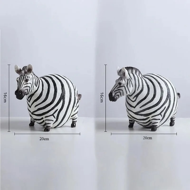 Nordic Creative Resin Cute Fat - огляд і ціна Art Craft Zebra