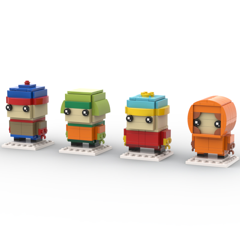 336pcs MOC South Park BrickHea - огляд і ціна Art Craft Christmas Ideas