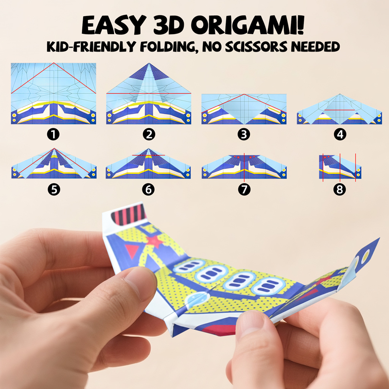 36 Sheets Paper Airplane Origa - огляд і ціна Origami Paper Set