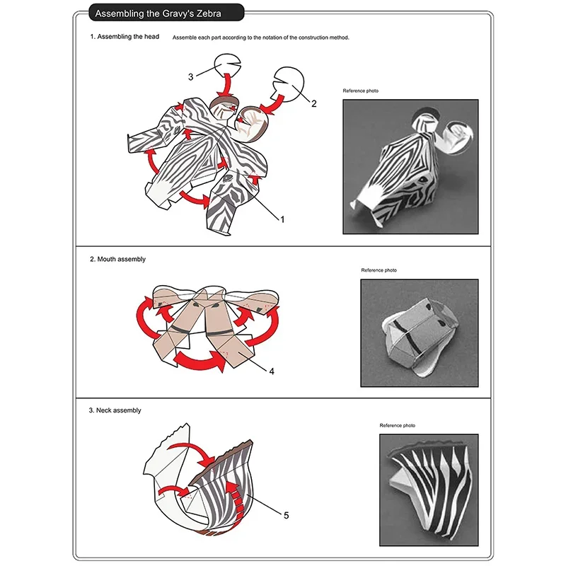 Zebra Origami Art Mini 3D Fold - огляд і ціна Art Craft Zebra