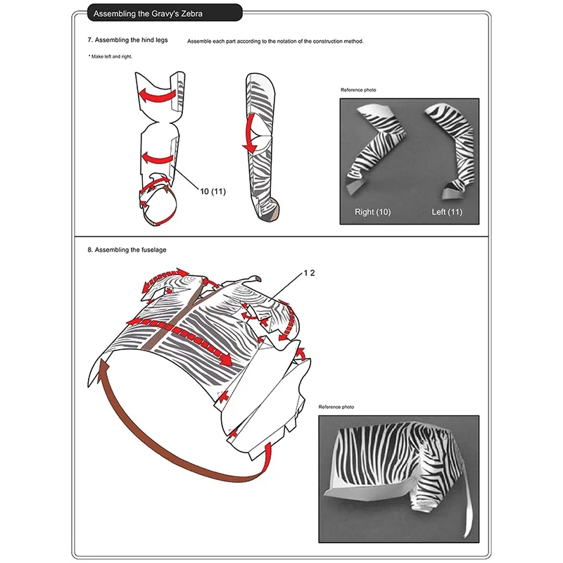 Zebra Origami Art Mini 3D Fold - огляд і ціна Art Craft Zebra