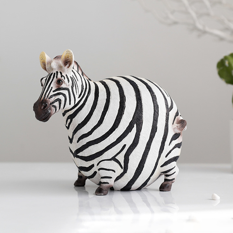 Nordic Creative Resin Cute Fat - огляд і ціна Art Craft Zebra
