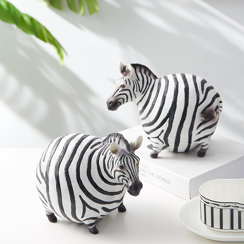 Nordic Creative Resin Cute Fat - огляд і ціна Art Craft Zebra