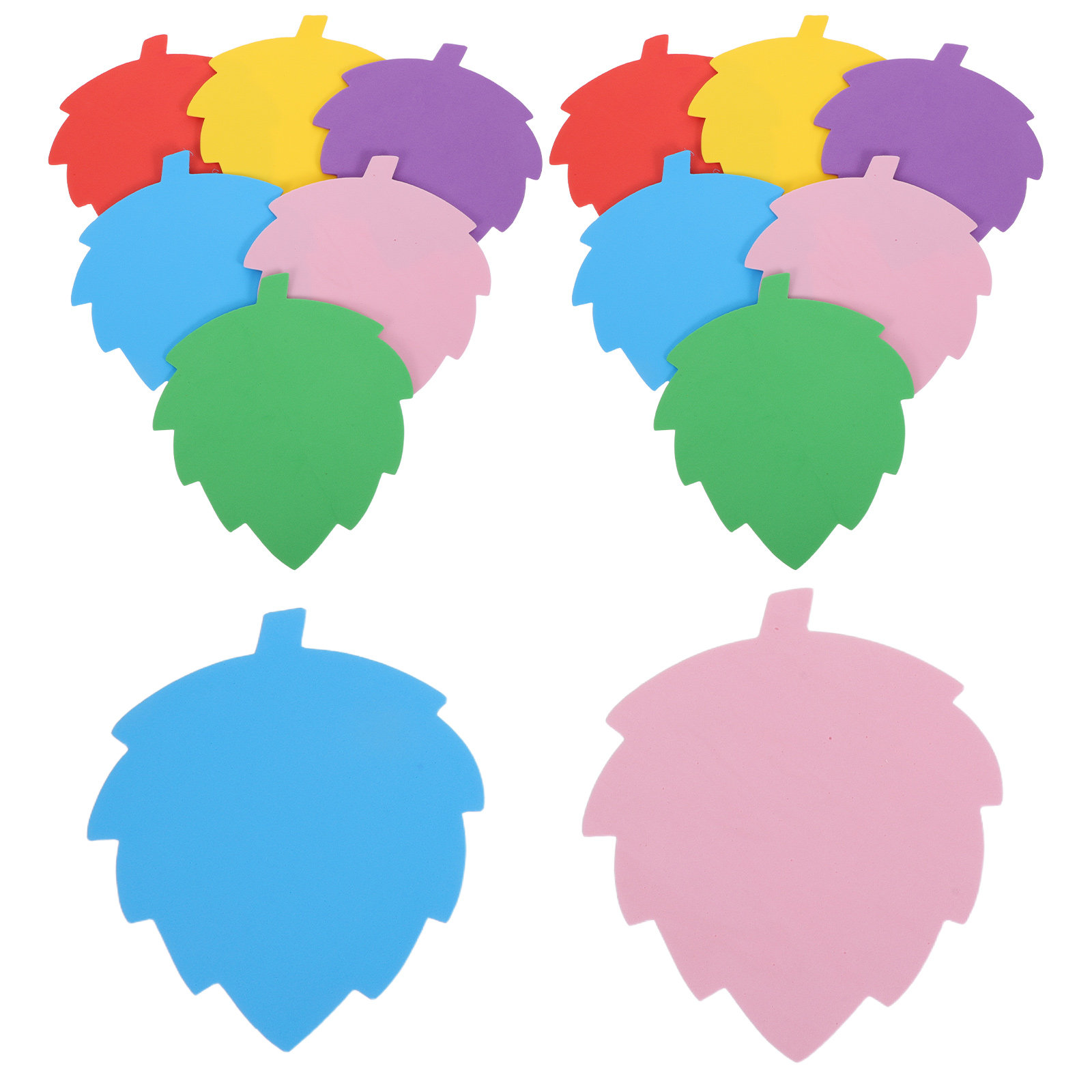 72Pcs Colorful Foam Leaf Shape - огляд і ціна Art Craft Kids