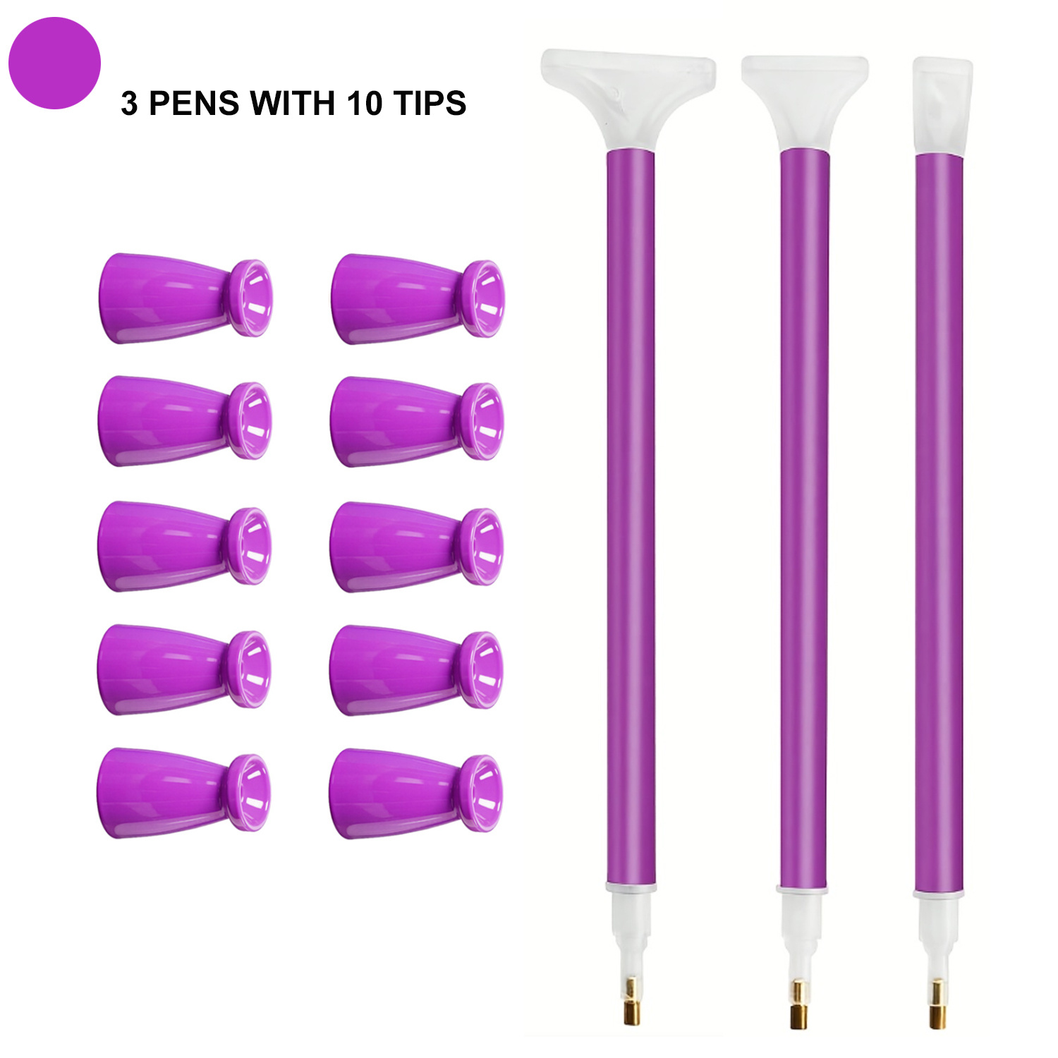 10 Silicone Tips & 3 Pens Diam - огляд і ціна Art Craft Kit