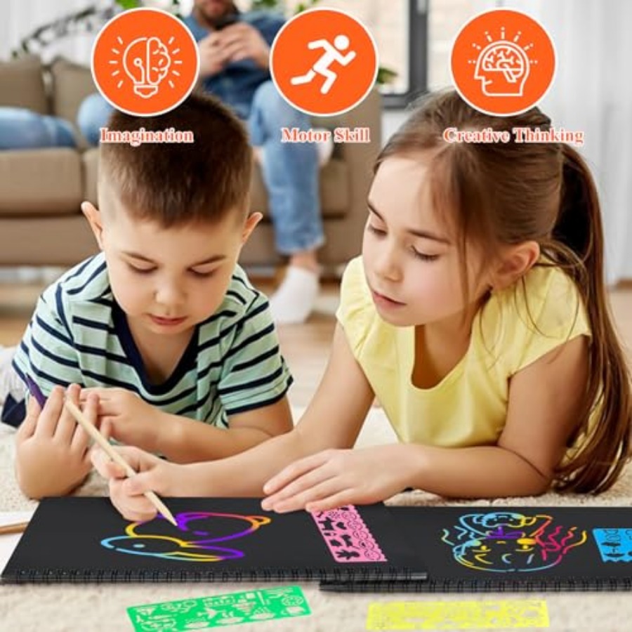 Scratch Paper Art Crafts Stock - огляд і ціна Art Craft 2 Year Olds