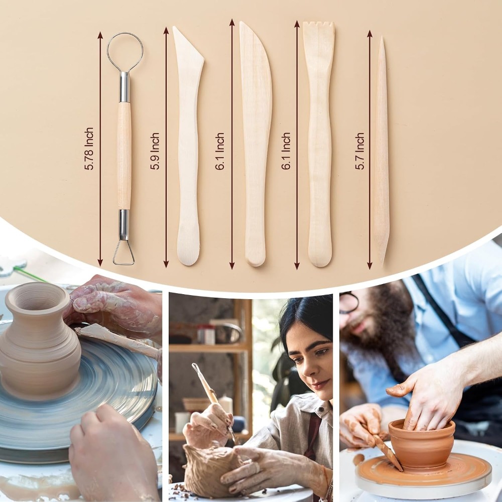 27 PCS Pottery Clay Tools Kit  - огляд і ціна Air Dry Clay