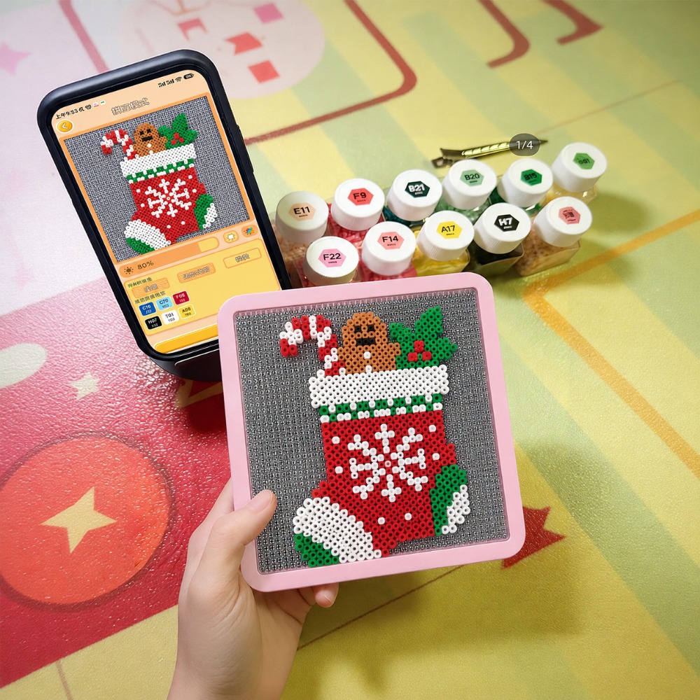 LED Smart Fuse Bead Pegboard,  - огляд і ціна Art Craft Kit