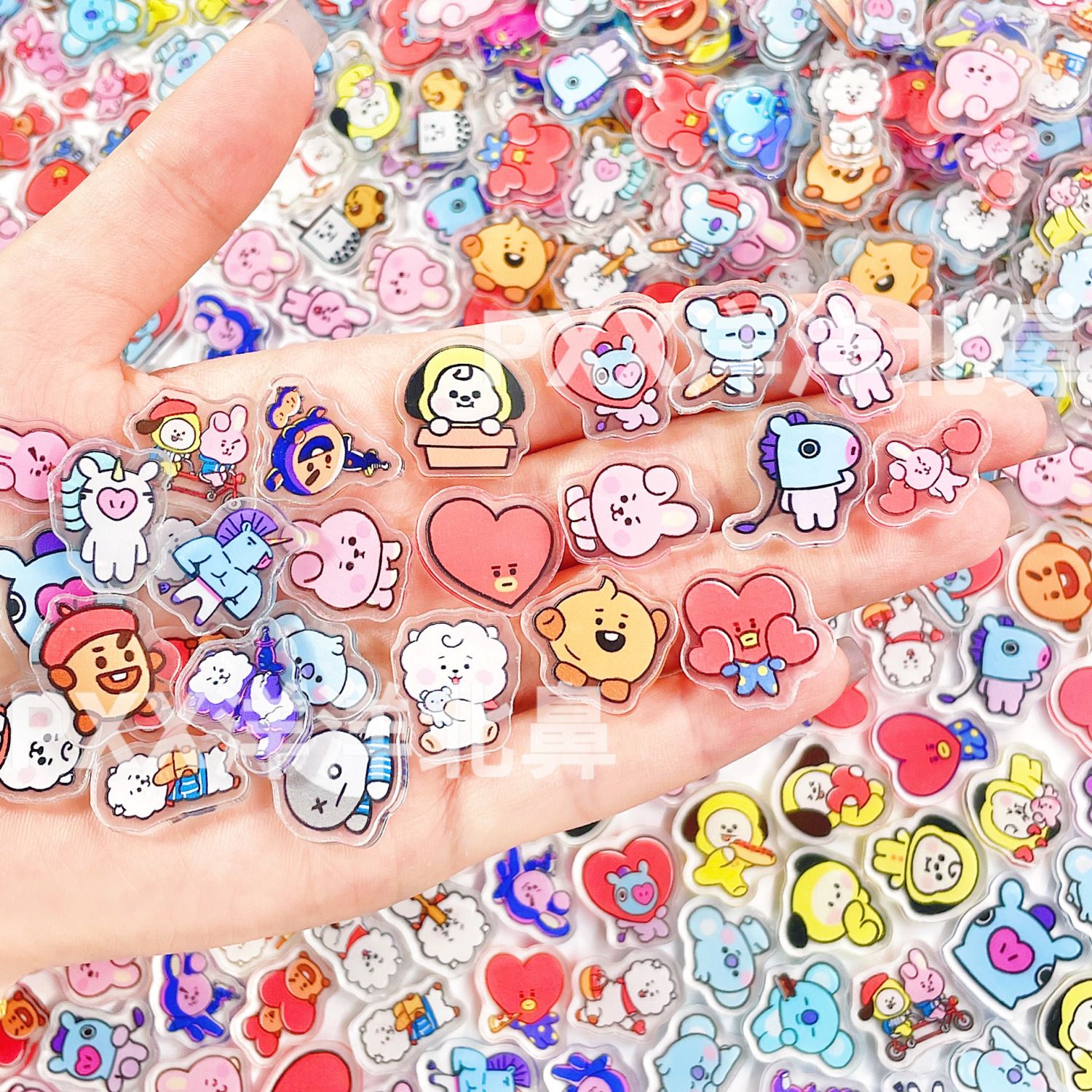 100pcs BT21 BTS single-layer 2 - огляд і ціна Art Craft Market