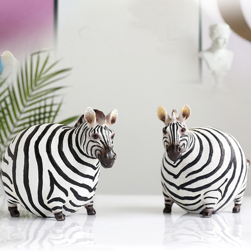 Nordic Creative Resin Cute Fat - огляд і ціна Art Craft Zebra