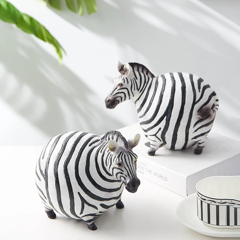 Nordic Creative Resin Cute Fat - огляд і ціна Art Craft Zebra