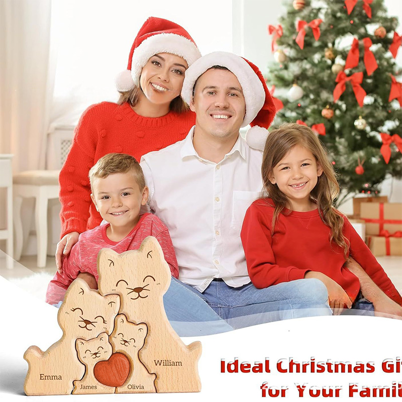 Wooden Cat Art Puzzle Warm Fam - огляд і ціна Art Craft 2 Year Olds