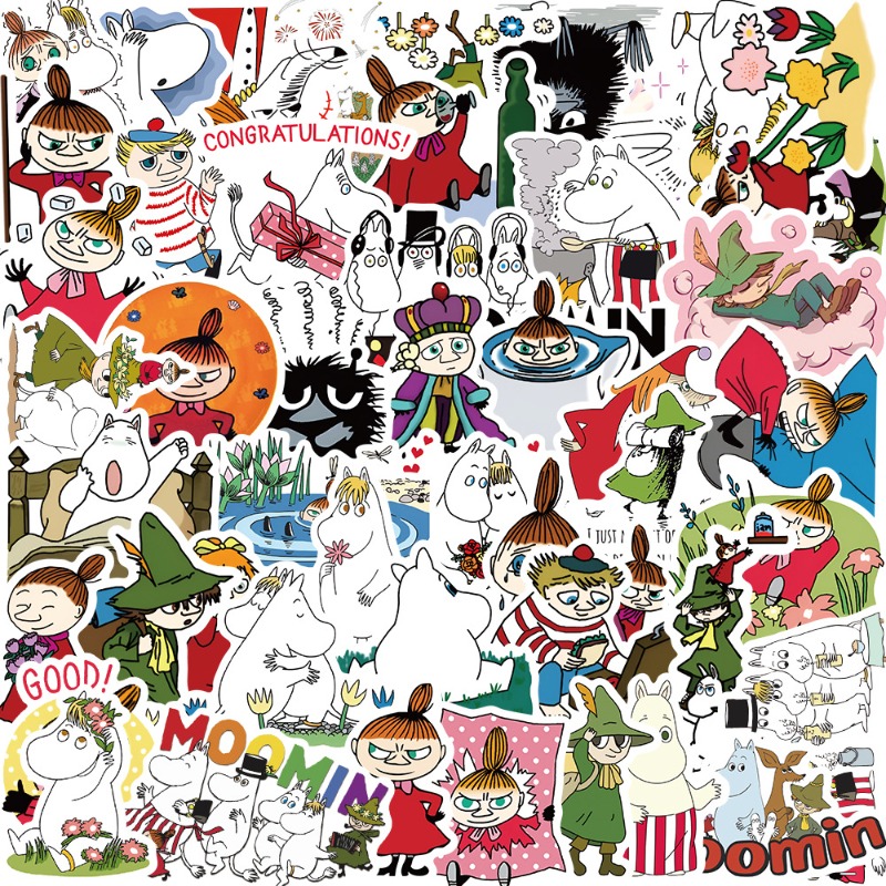 New Moomin Valley 50PCS Sticke - огляд і ціна Origami Paper Set
