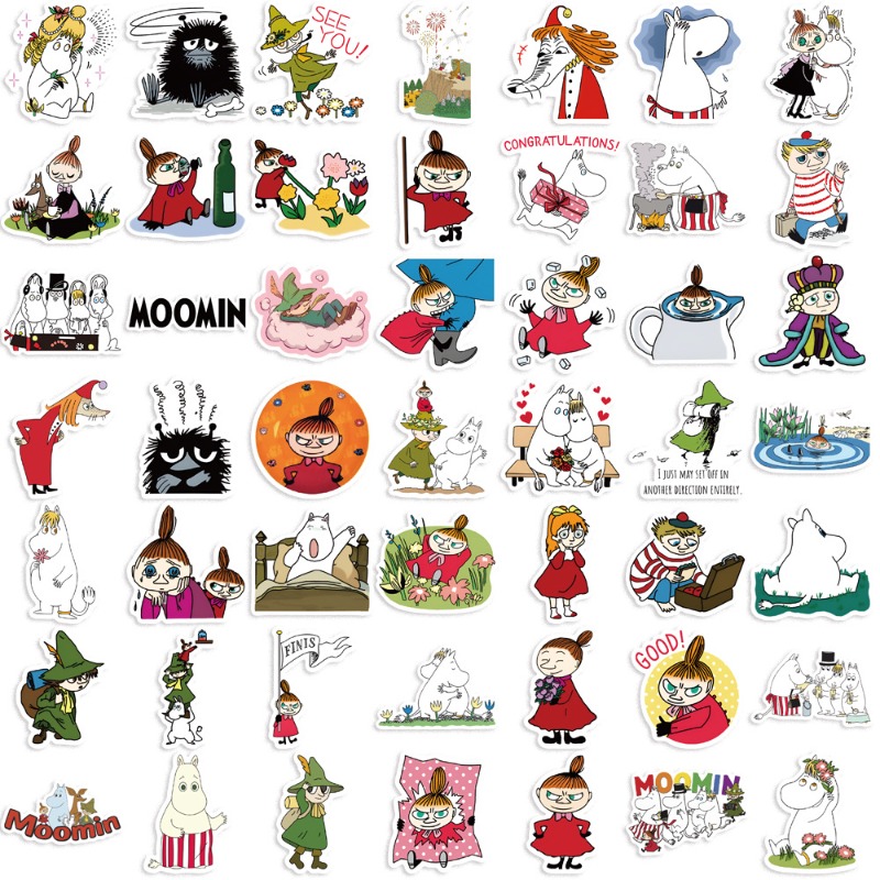 New Moomin Valley 50PCS Sticke - огляд і ціна Origami Paper Set