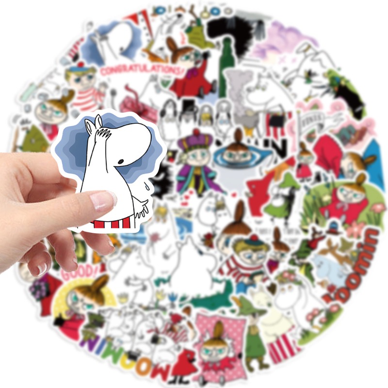 New Moomin Valley 50PCS Sticke - огляд і ціна Origami Paper Set