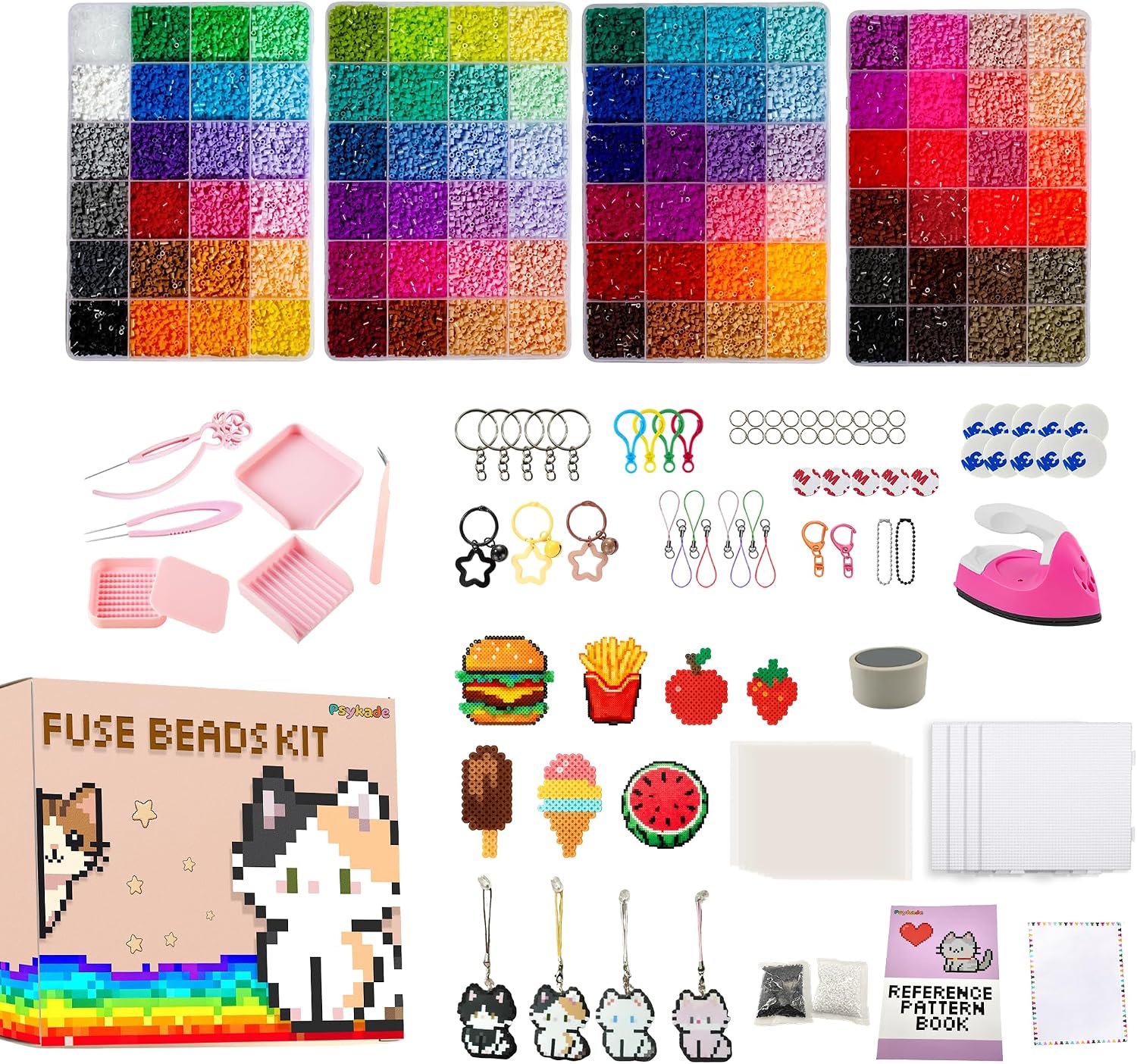 Fuse Beads Kit-Easy DIY-96 Col - огляд і ціна Art Craft Kit