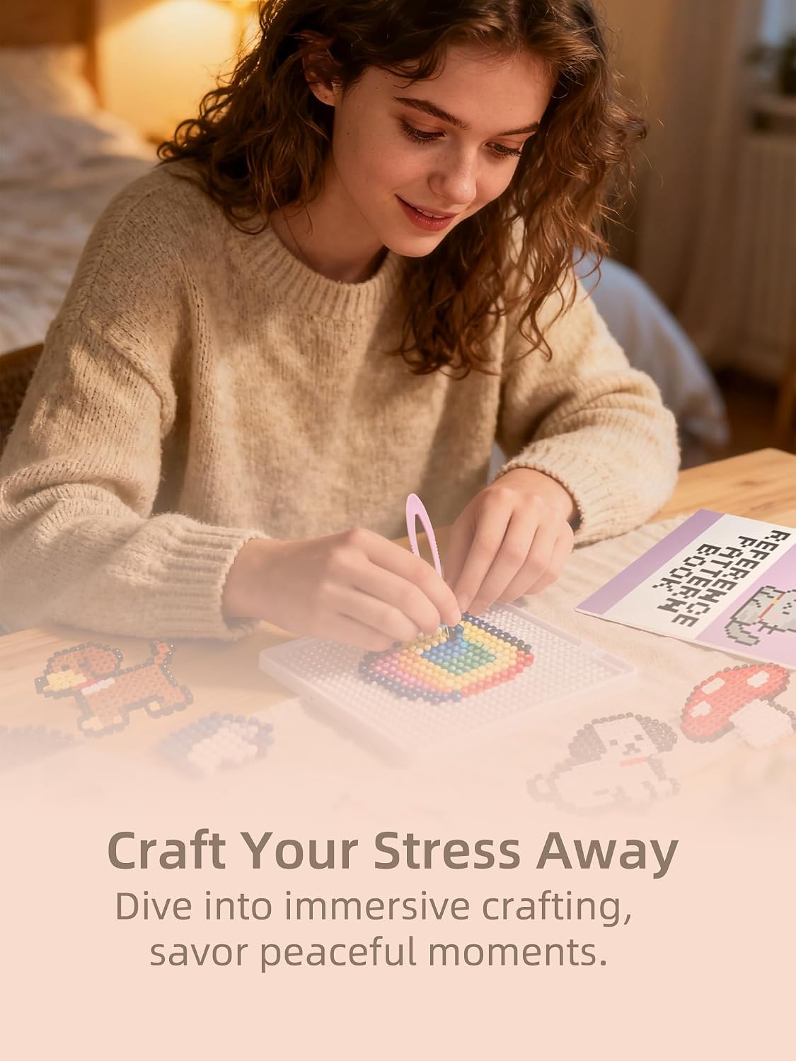 Fuse Beads Kit-Easy DIY-96 Col - огляд і ціна Art Craft Kit